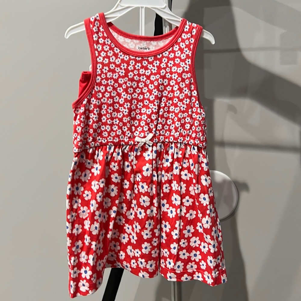 Carters Red girls dress